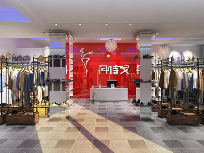 女裝服飾店面|空間|室內(nèi)設(shè)計|1992效果公司810 